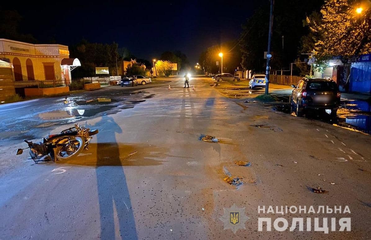 У Глобиному загинув мотоцикліст