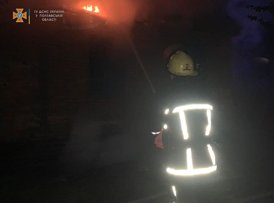 У селі Андріївка сталася пожежа