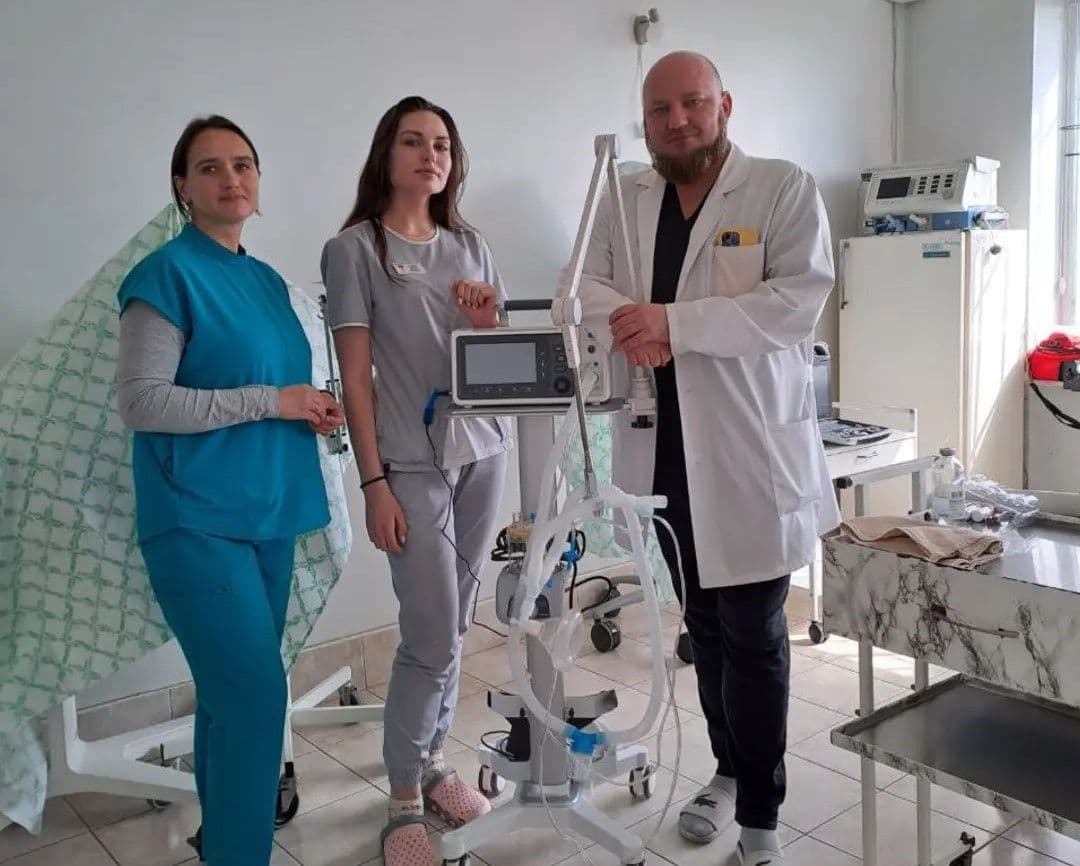 Лікарня на Полтавщині отримала нове медобладнання від німецької організації