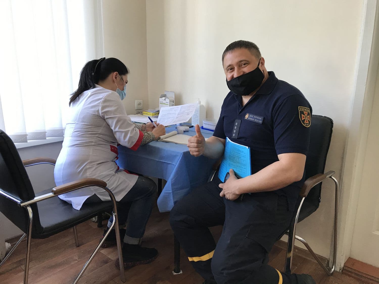 Рятувальники Полтавщини продовжують вакцинуватися від коронавірусу