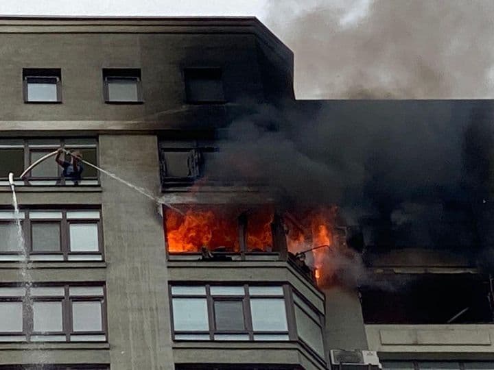 Пожежа з евакуацією: підпалили квартиру на Полтавщині