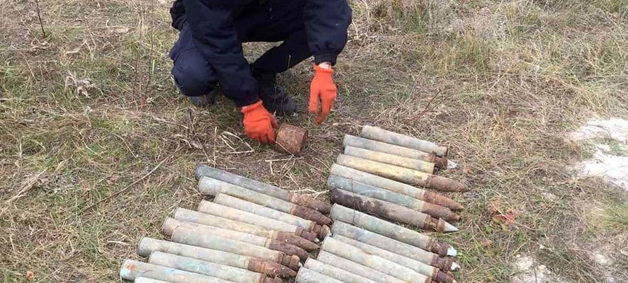 На Полтавщині в приватному будинку знайшли 46 снарядів та гранату