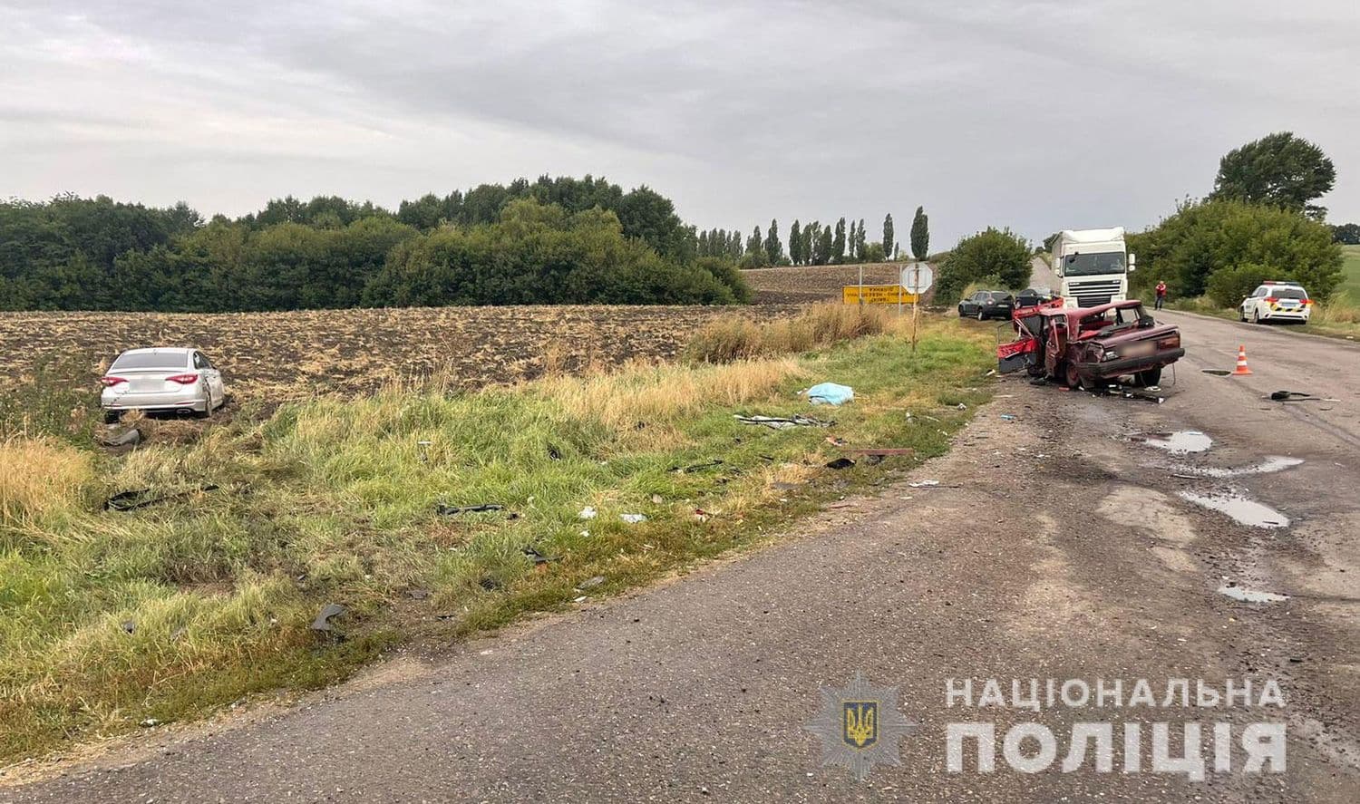 На Полтавщині у ДТП загинуло дві людини