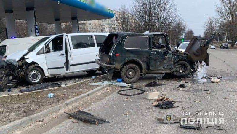 У Полтаві на Героїв АТО зіткнулися дві автівки