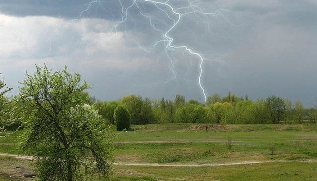 Жителів Полтавщини попереджають про можливі обриви електродротів через грозу