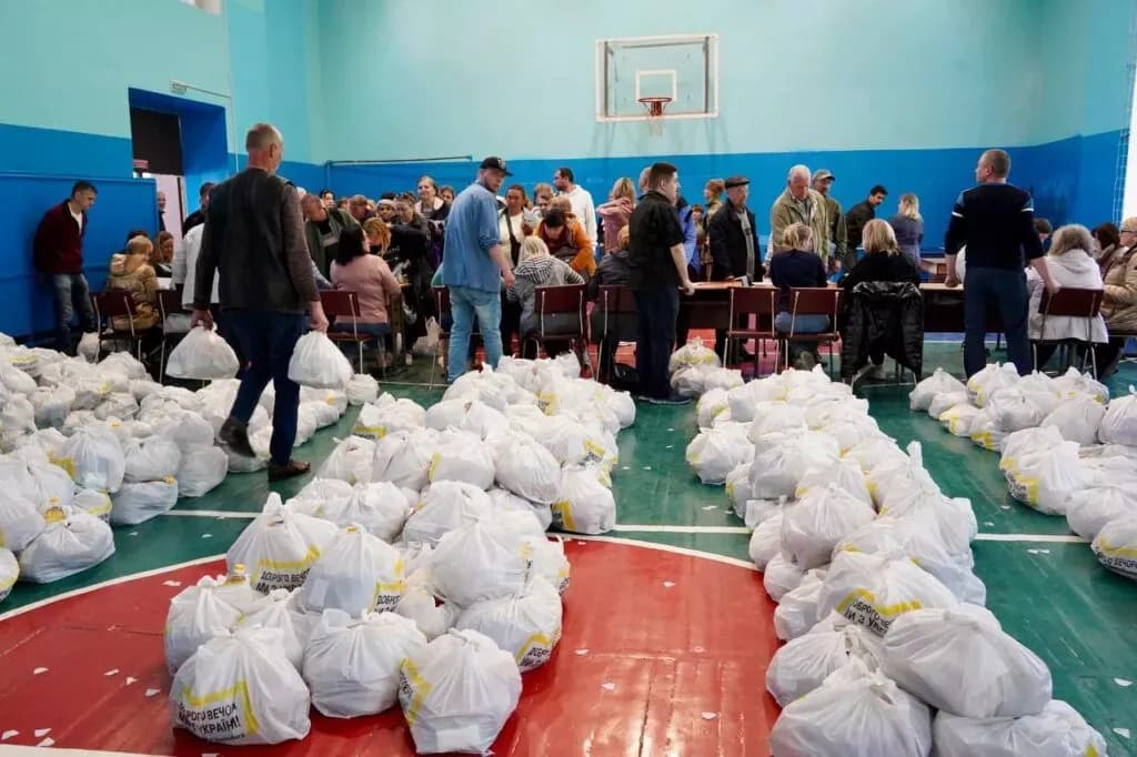 У п'яти громадах Полтавщини переселенці зможуть отримати продуктові набори