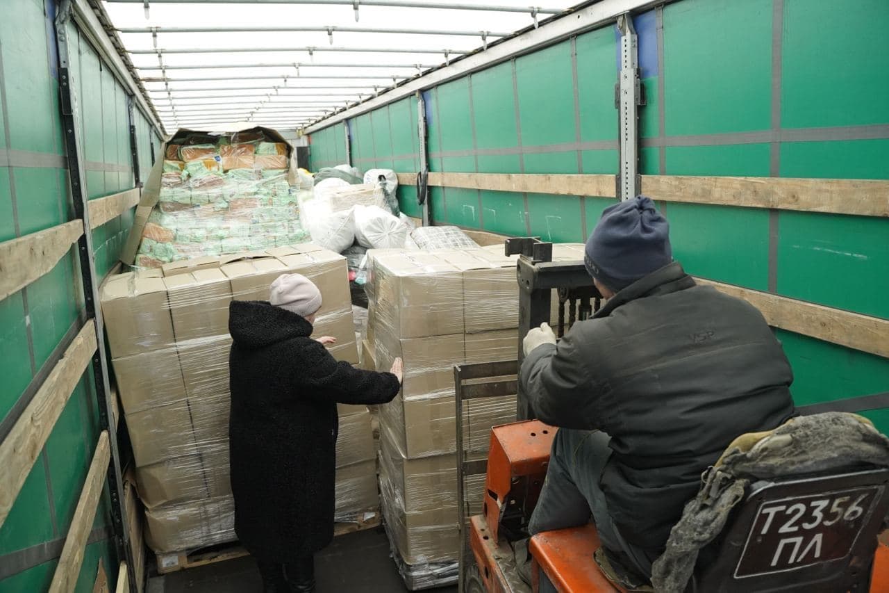 На Полтавщині за чотири дні зібрали та відправили 300 тонн гуманітарної допомоги
