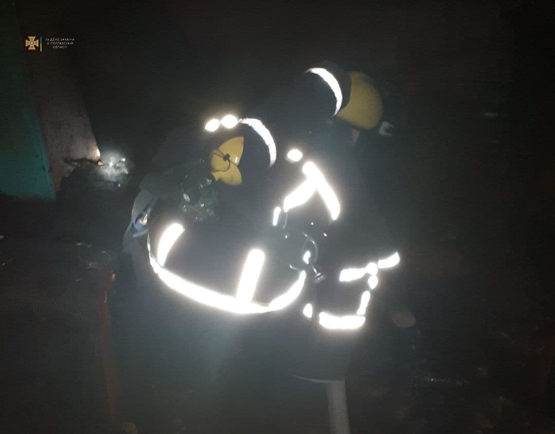 У Полтавському районі сталася пожежа: на місці знайшли тіло господаря