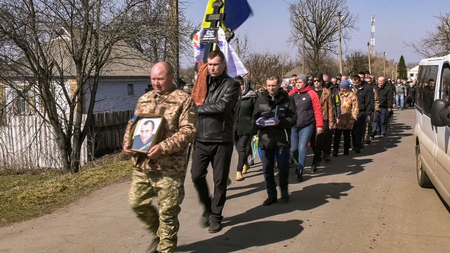 На Полтавщині поховали трьох військових, які загинули у бою з окупантом