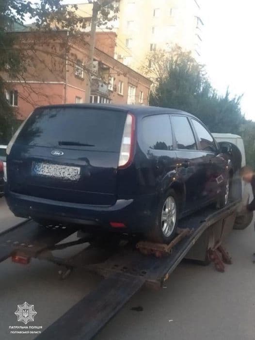 Поліція зловила нетверезого водія, який їздив вулицями Полтави