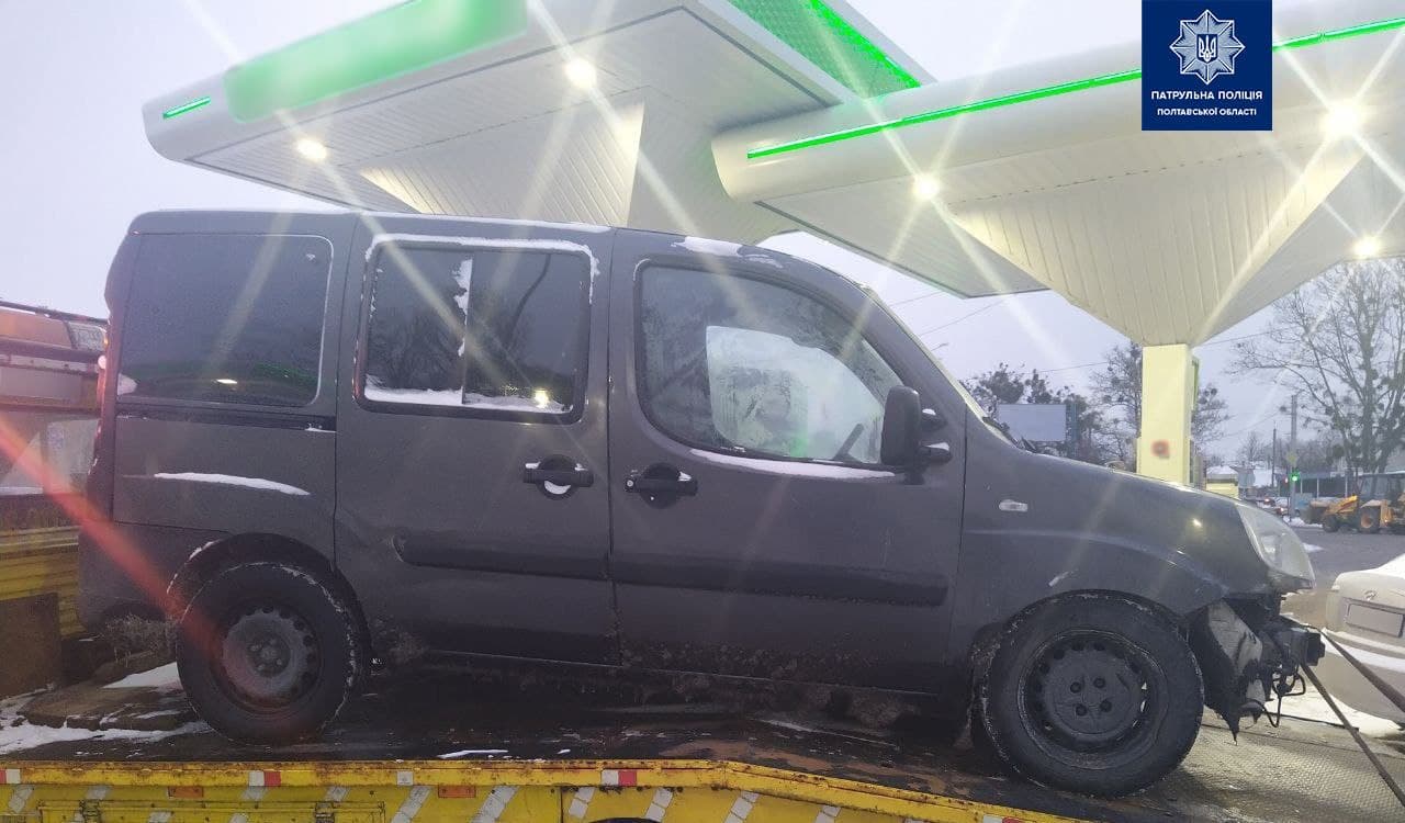 У Полтаві патрульні склали протокол на водія, який протягом року двічі їздив нетверезий