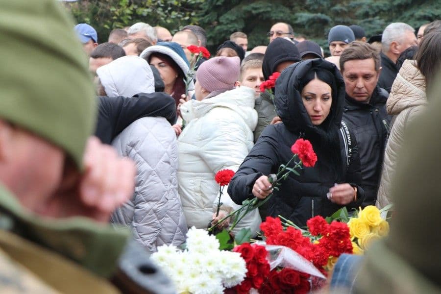 Полтава провела в останню путь п'ятьох захисників