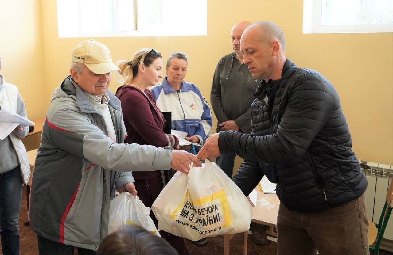 6 травня у восьми громадах Полтавщини переселенцям видаватимуть продуктові набори