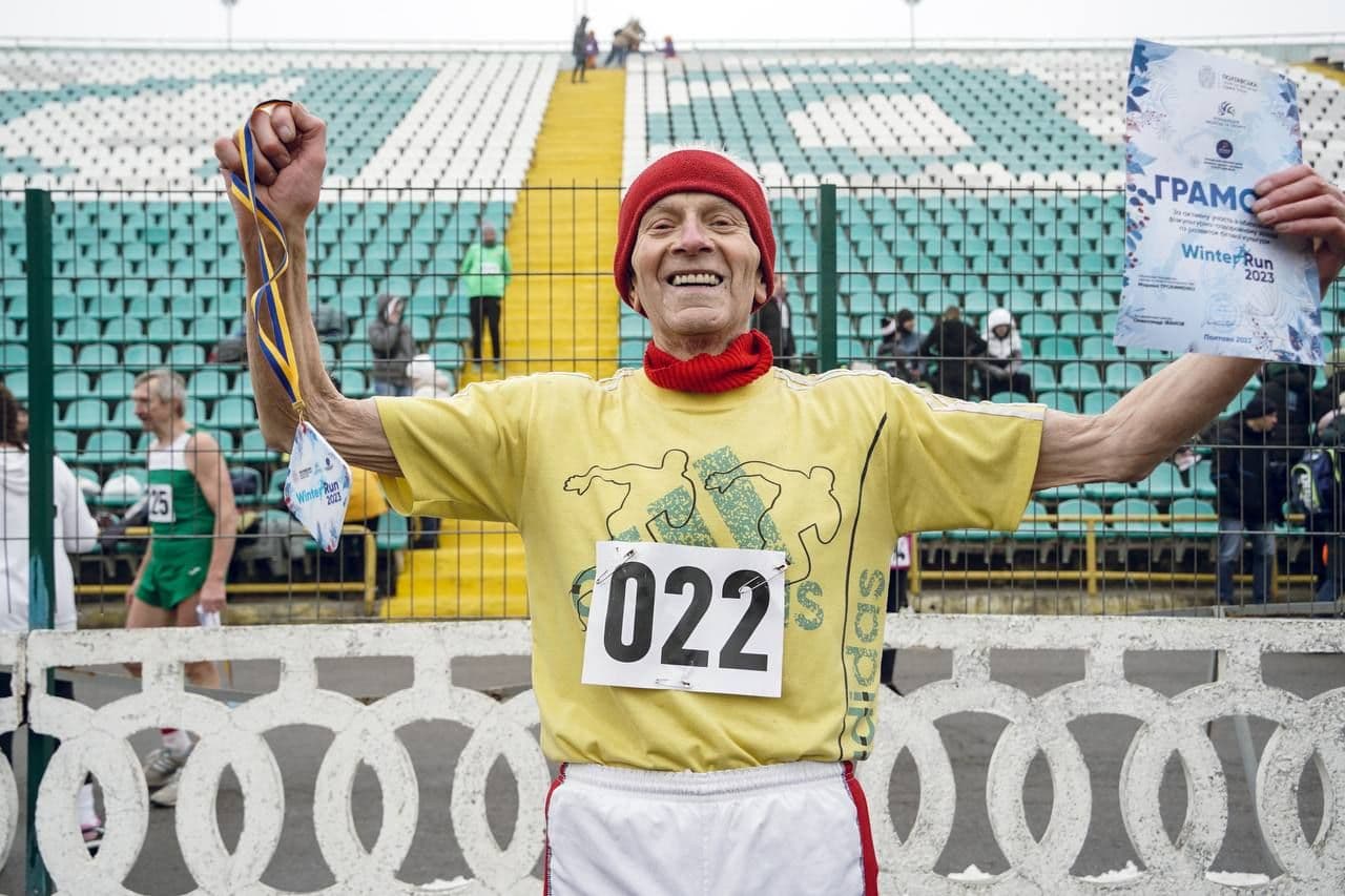 У Полтаві відбувся забіг для дітей та дорослих Winter Run