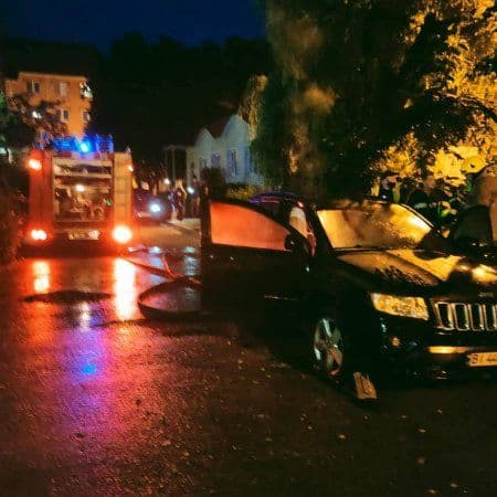 У Кременчуці горів автомобіль