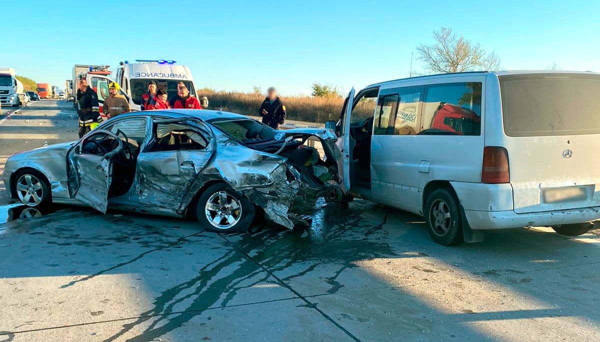 В автотрощі на Полтавщині розбились чотири автівки