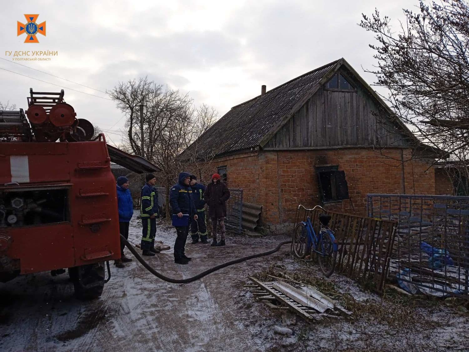 На Полтавщині у пожежі згорів чоловік