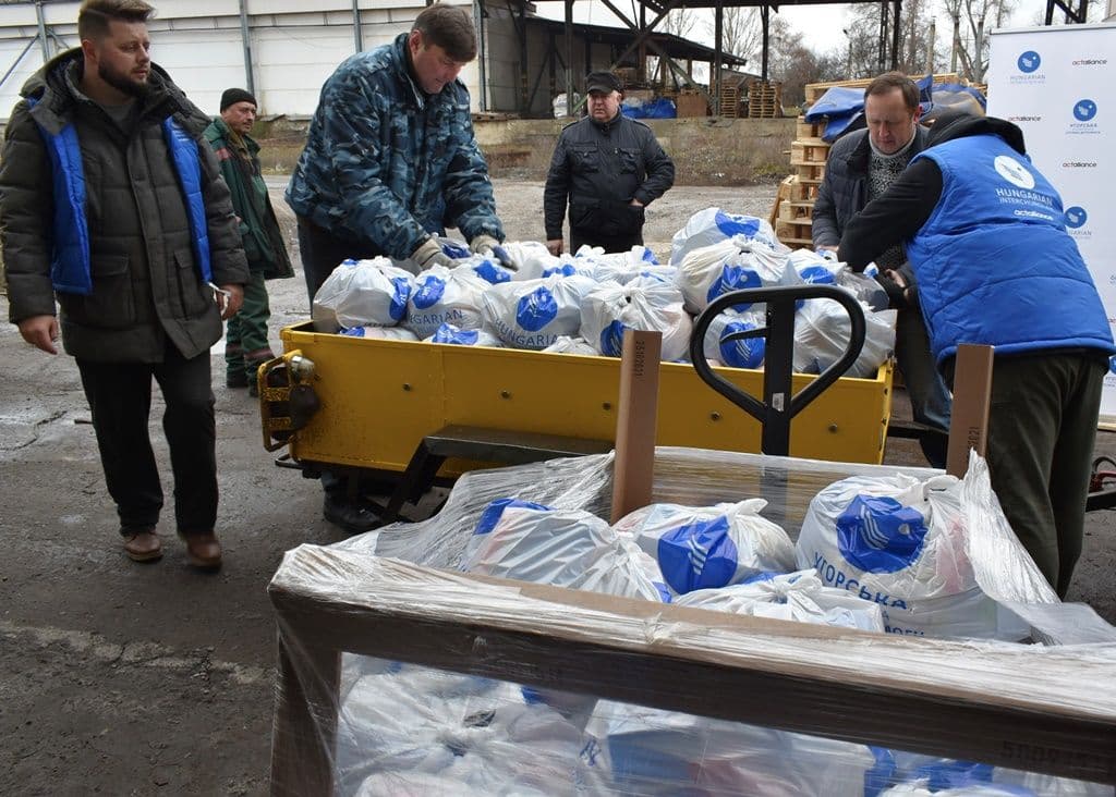 Полтавщина отримала гуманітарну допомогу для переселенців