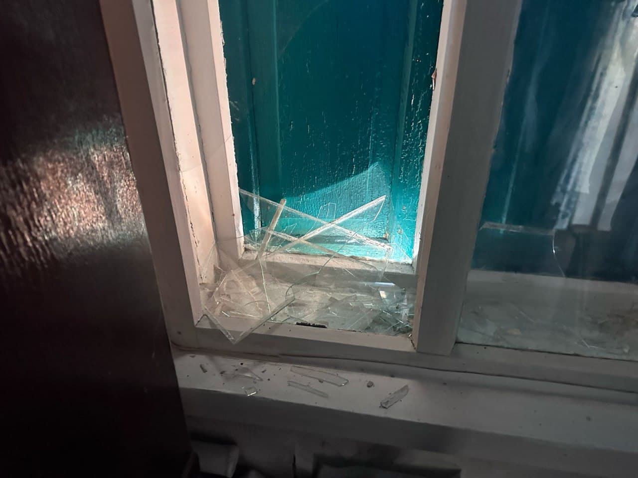 У Полтавському районі уламки дрона пошкодили будівлі