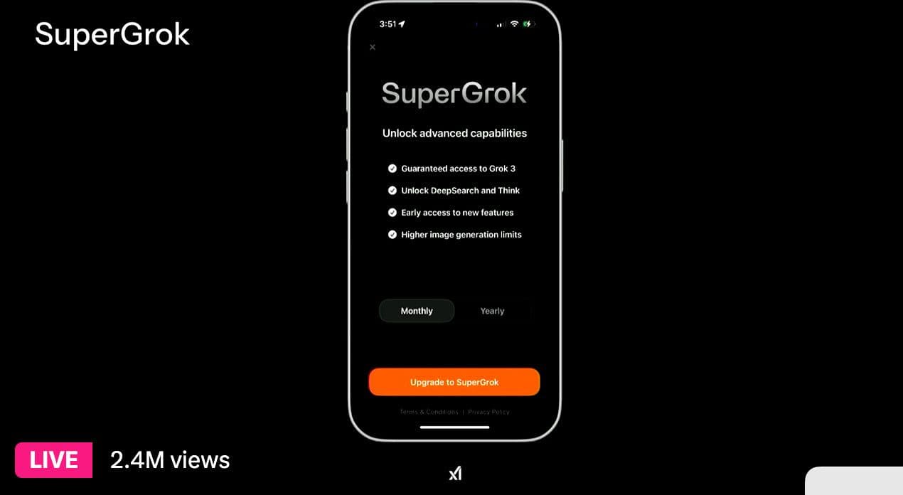 Grok 3: Ілон Маск презентував нову версію штучного інтелекту