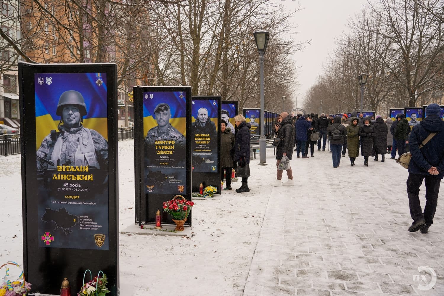 У Полтаві на Алеї Героїв встановлять ще 75 меморіальних щитів