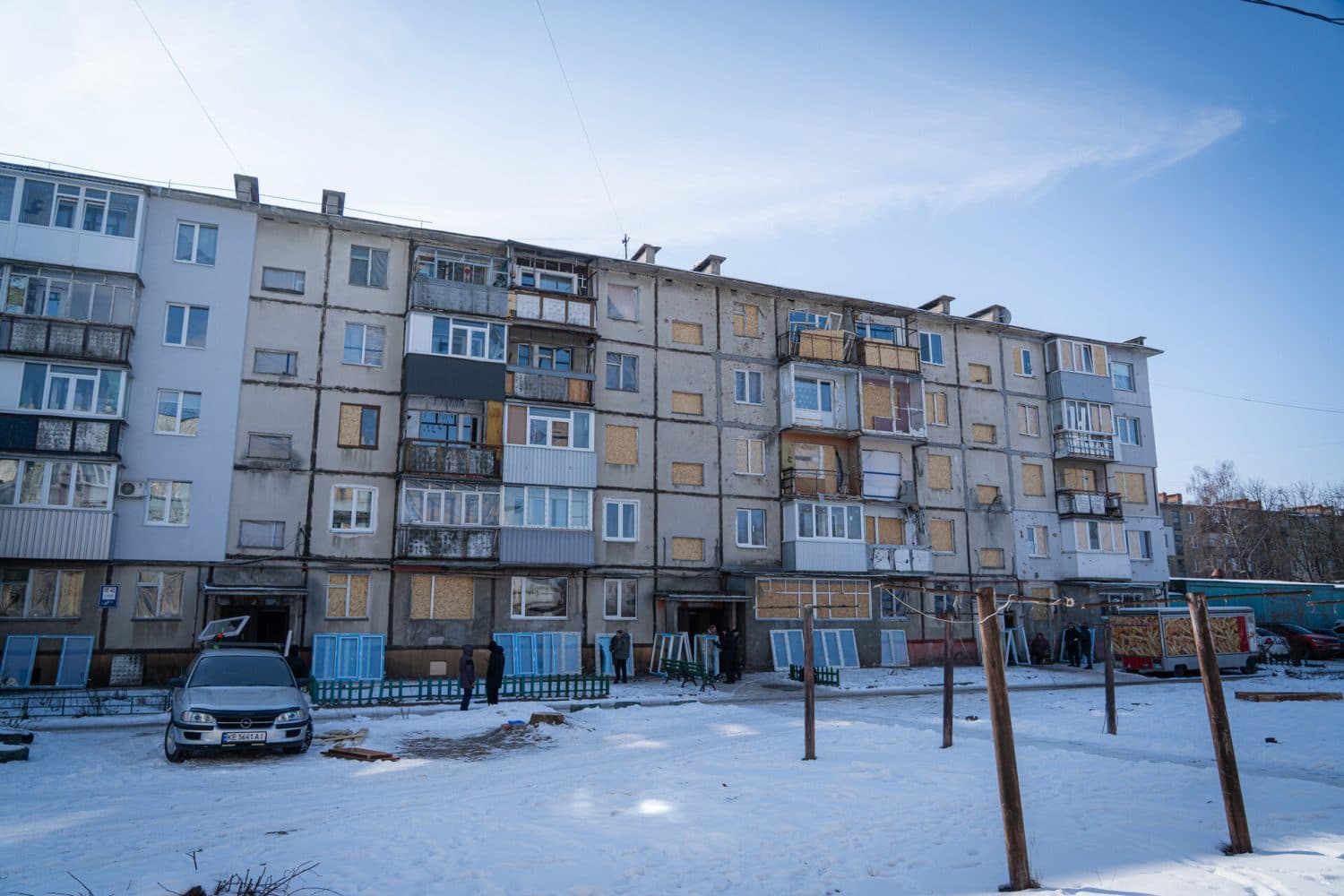 У Полтаві ремонтуватимуть два будинки на Баленка, які постраждали від російської атаки