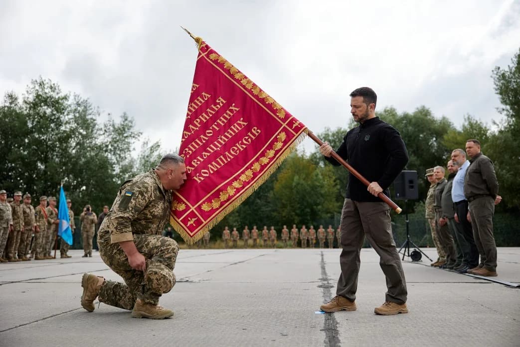 Президент України нагородив зенітний ракетний полк з Полтавщини відзнакою «За мужність та відвагу»