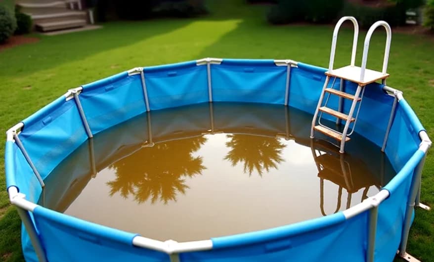 Чому вода в басейні стала коричневою та що з цим робити?