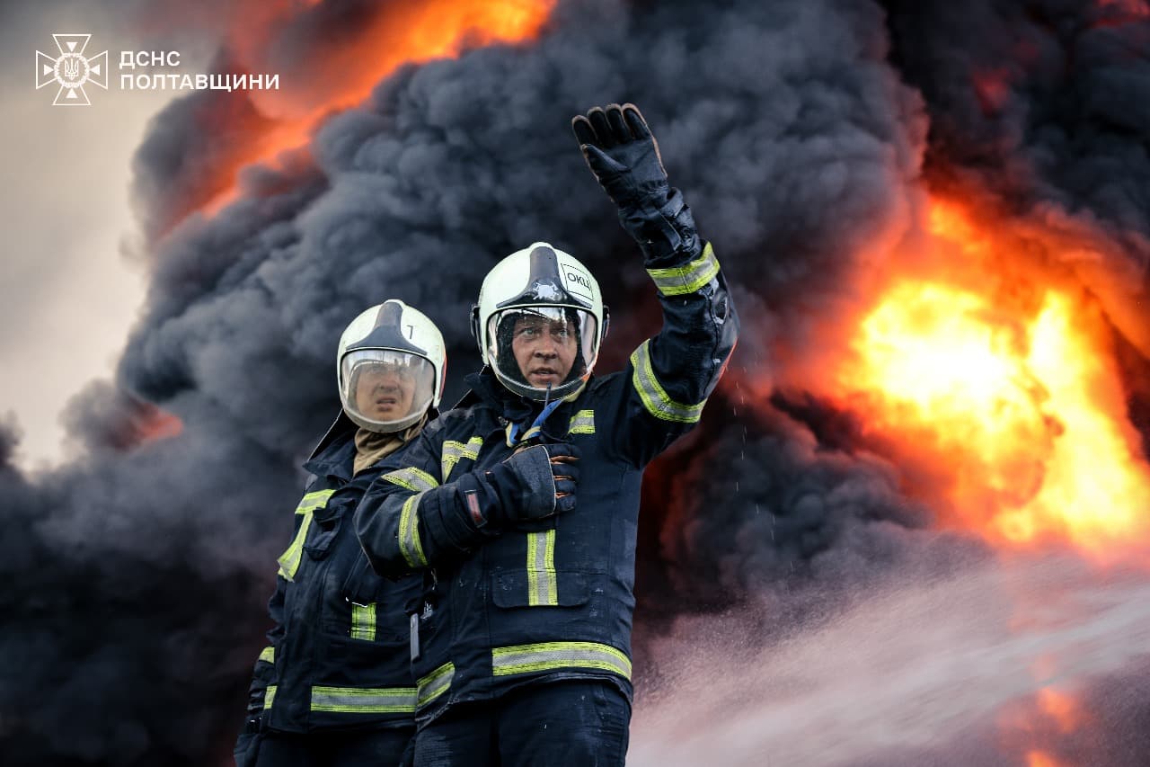 Вночі росіяни знову атакували газові обʼєкти на Полтавщині