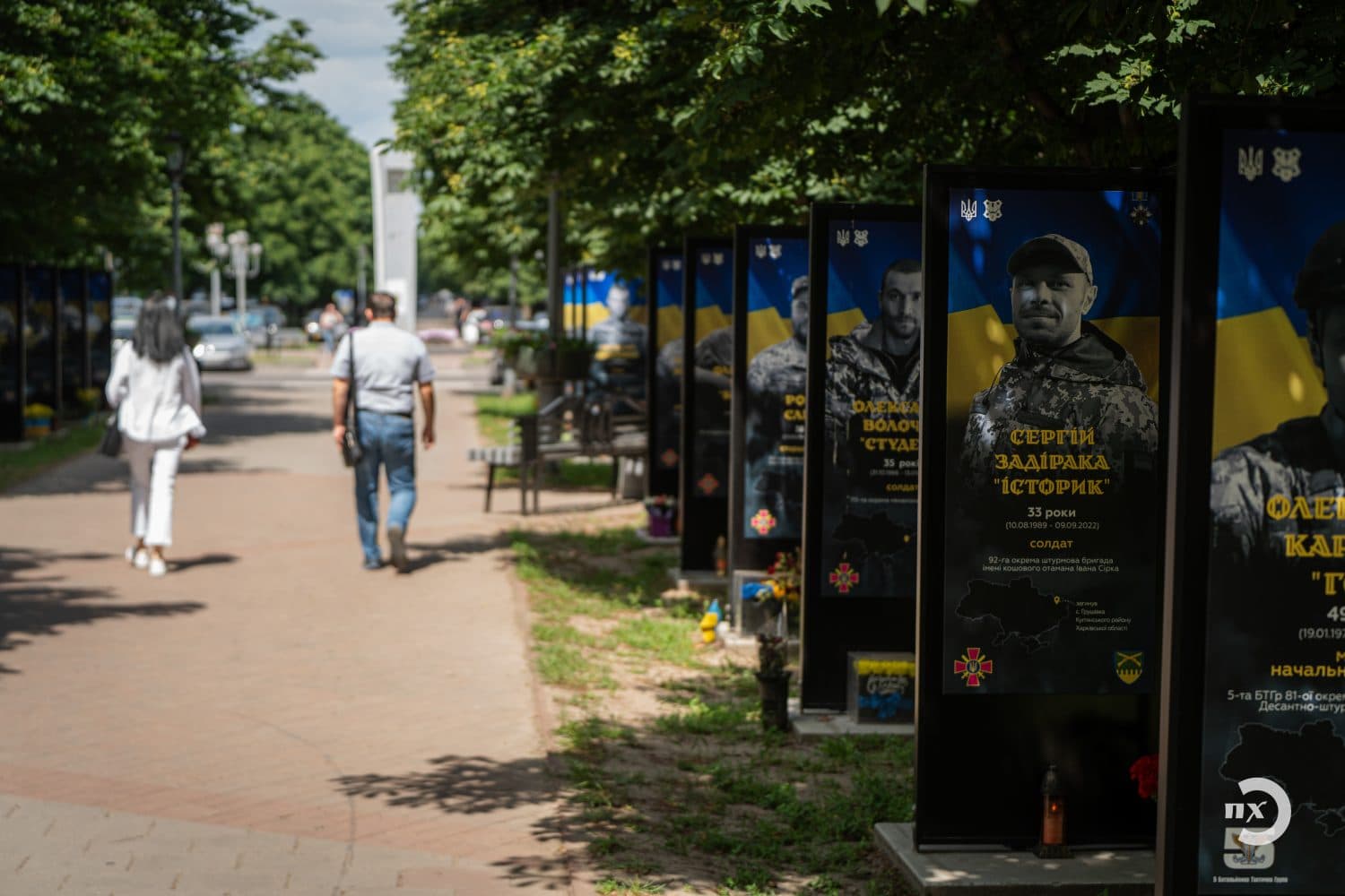 На Алеї Героїв у Полтаві встановлять ще 55 меморіальних щитів