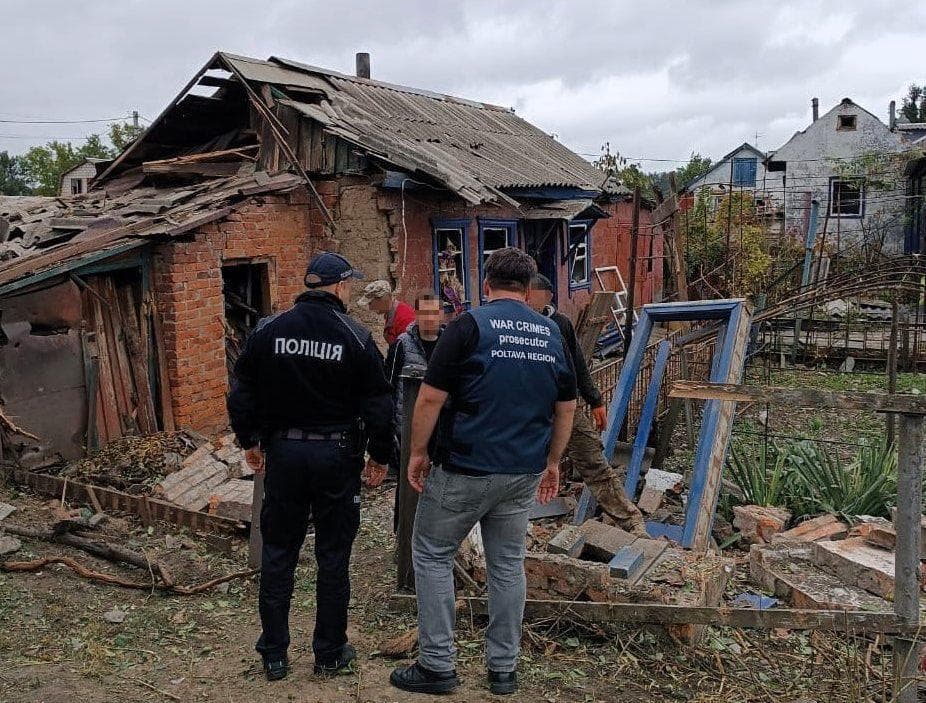 СБУ розслідує ще два воєнних злочини через атаку на Полтавщині