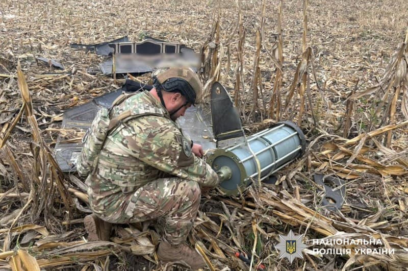 На Полтавщині знешкодили уламки ударного дрона