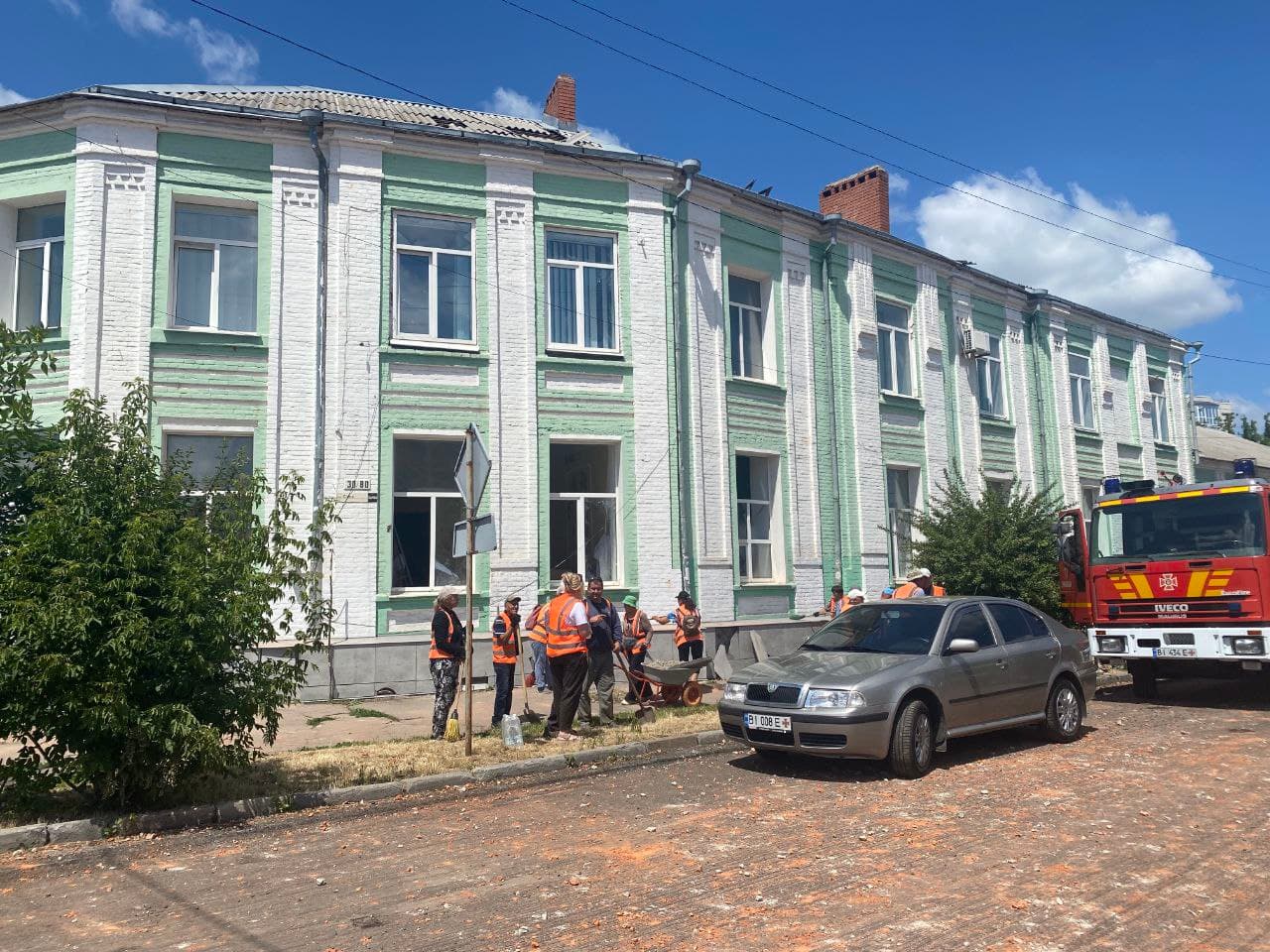 У Полтаві відновили очне навчання для учнів пошкодженої спецшколи