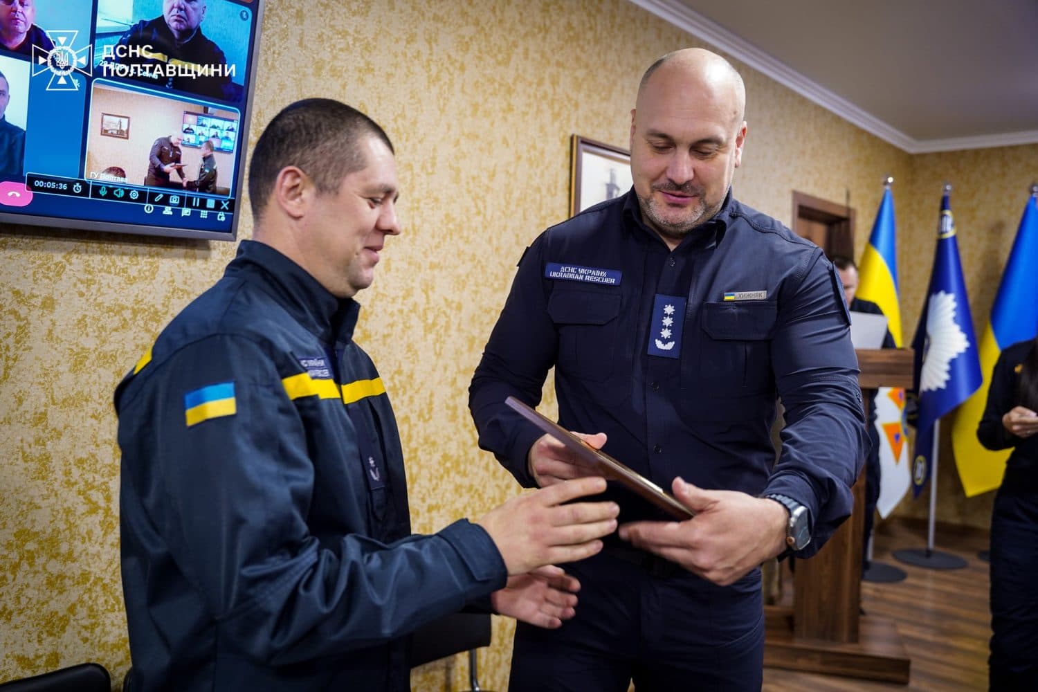 На Полтавщині нагородили найкращих рятувальників гарнізону
