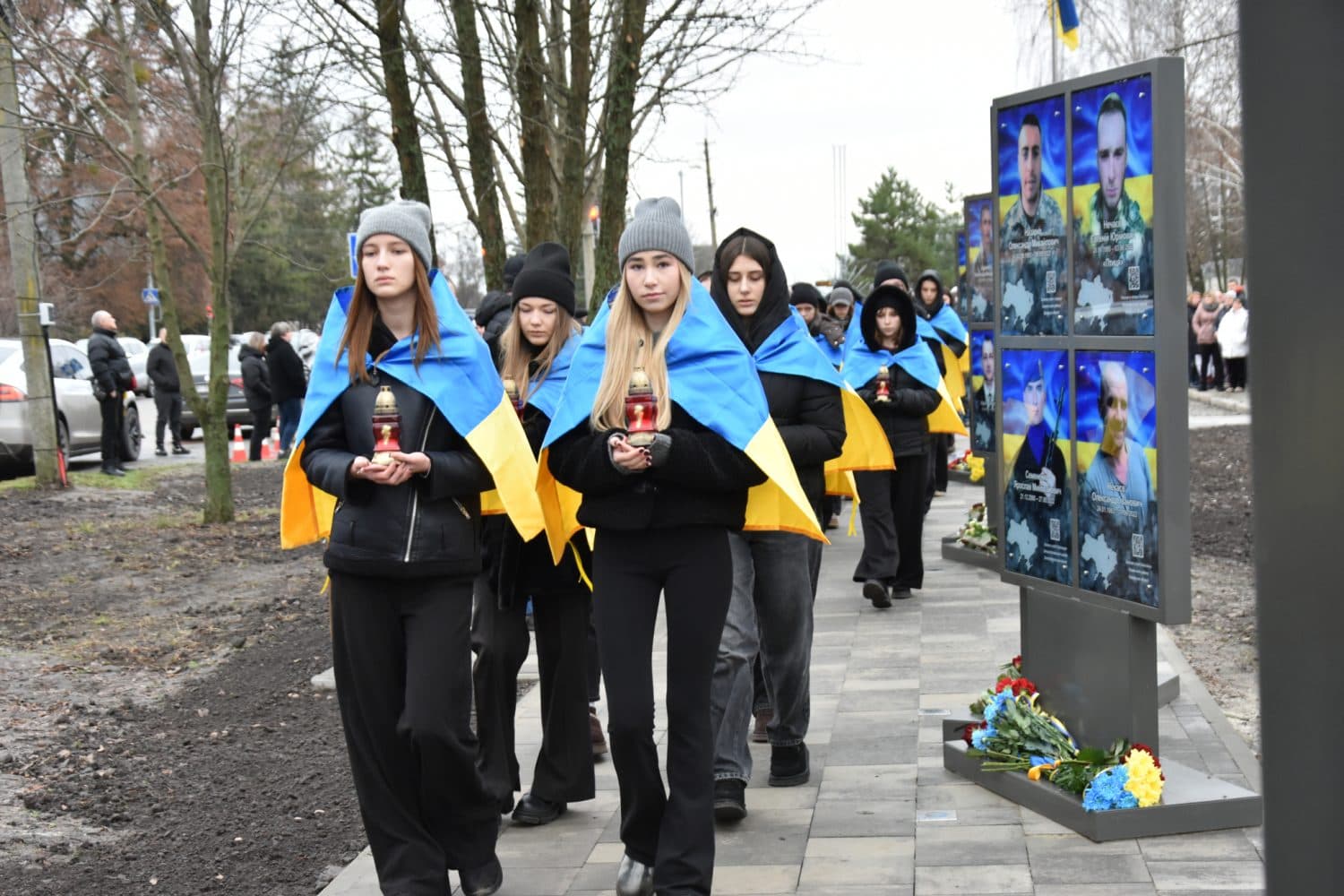 На Полтавщині відкрили Алею Слави