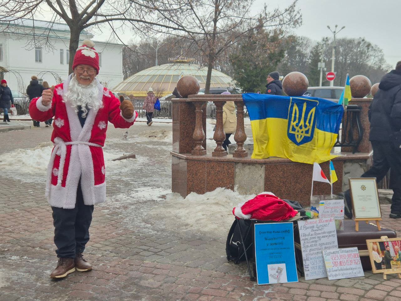 До Полтави завітав японський волонтер Фумінорі Цучіко