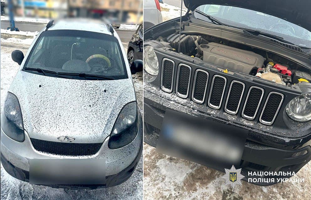 У Полтаві чоловік кинув гранату та пошкодив автомобілі