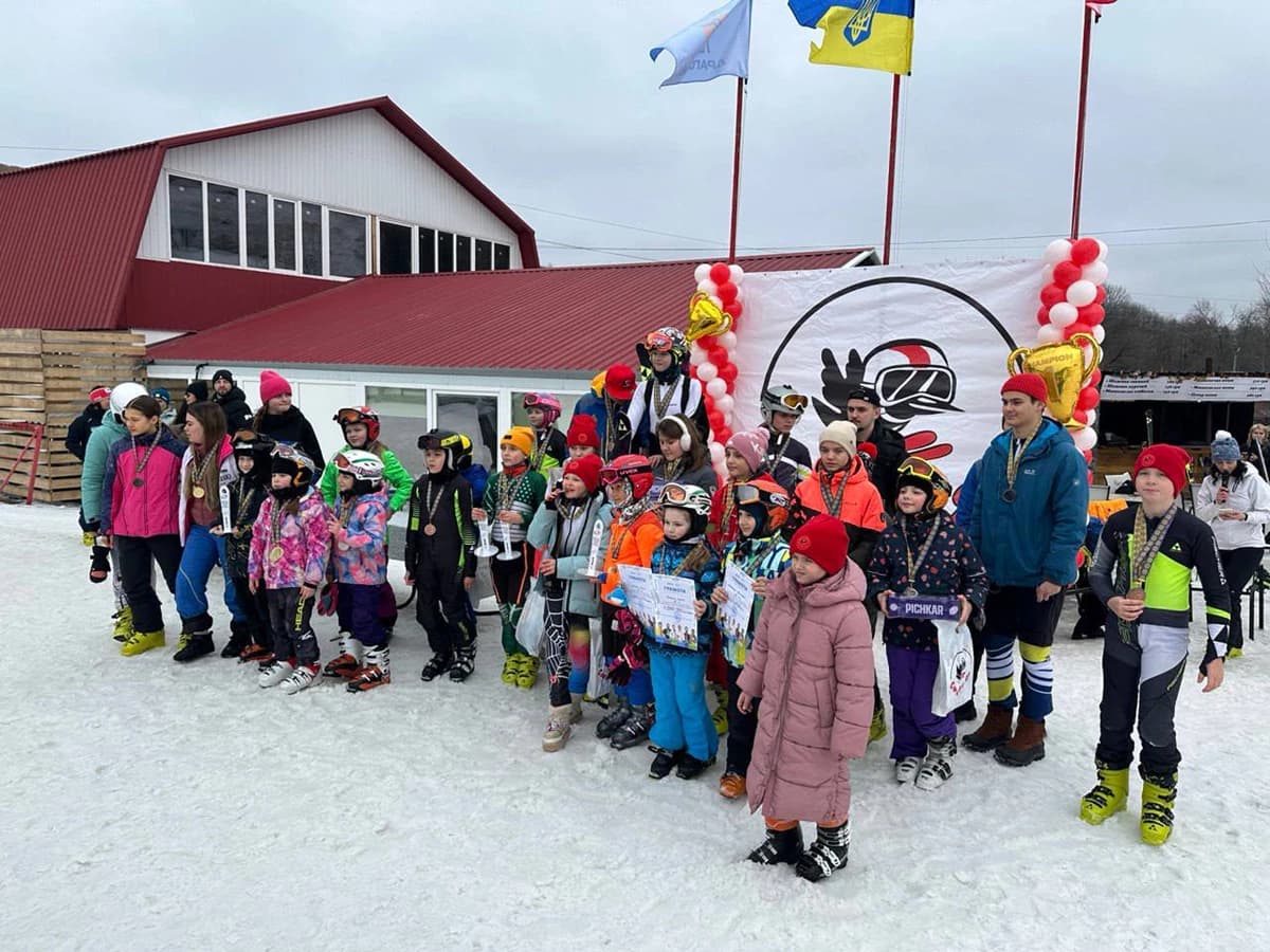 На Полтавщині відбулися змагання з гірськолижного спорту