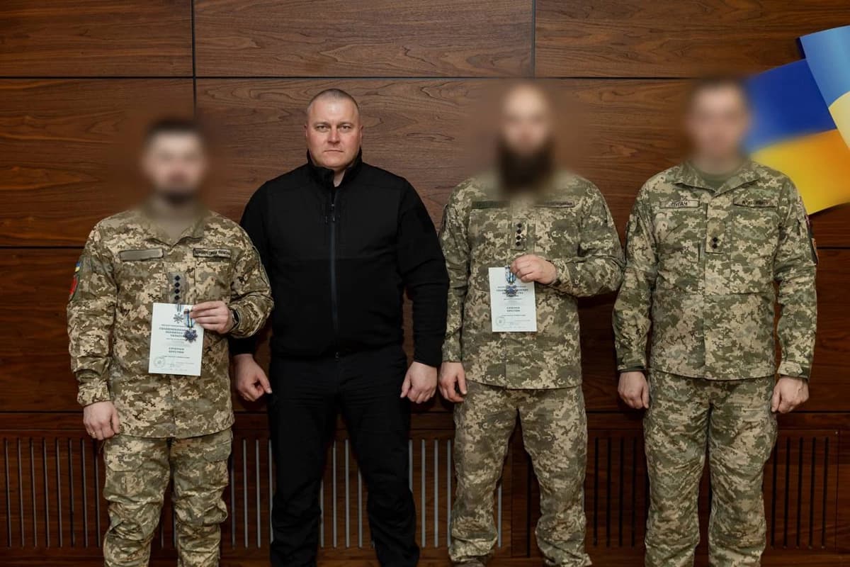 У Полтаві відзначили «Срібними хрестами» офіцерів ППО