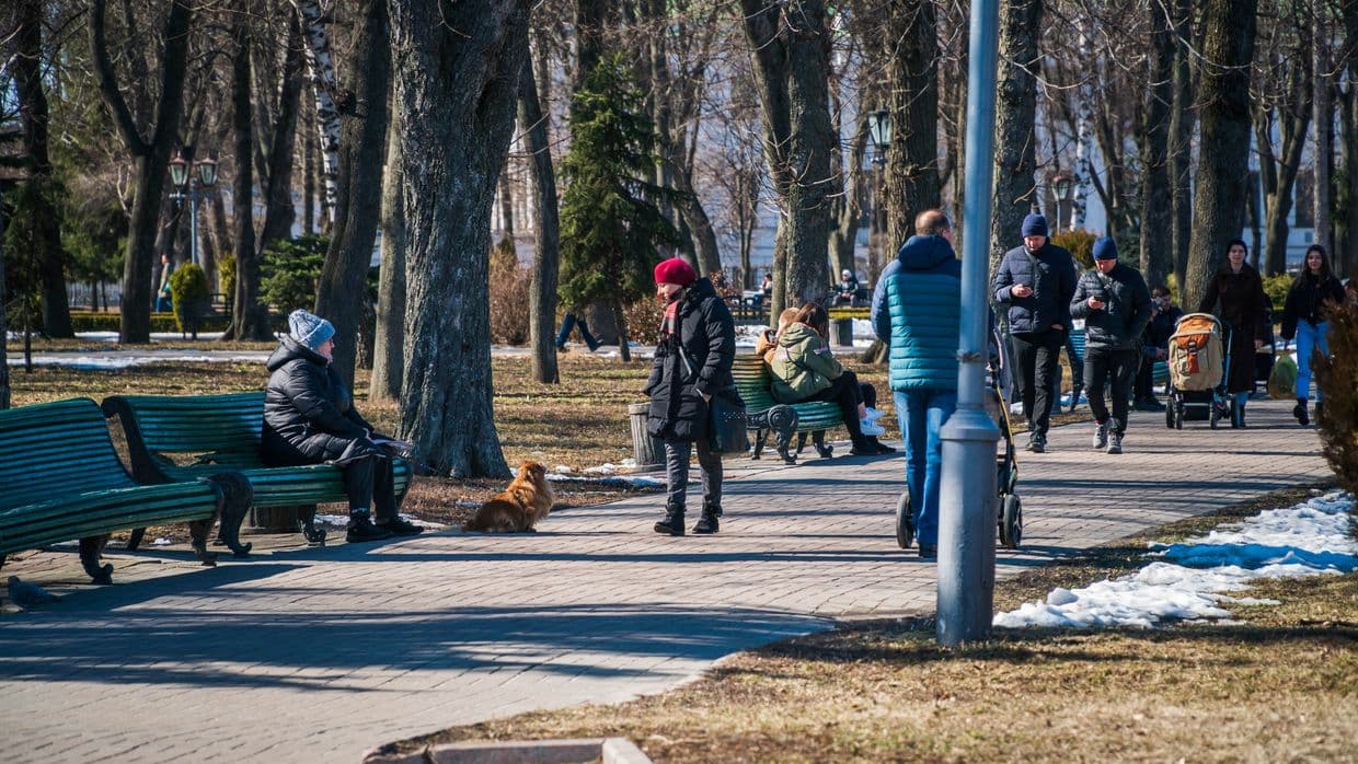 Відвідувачі парку