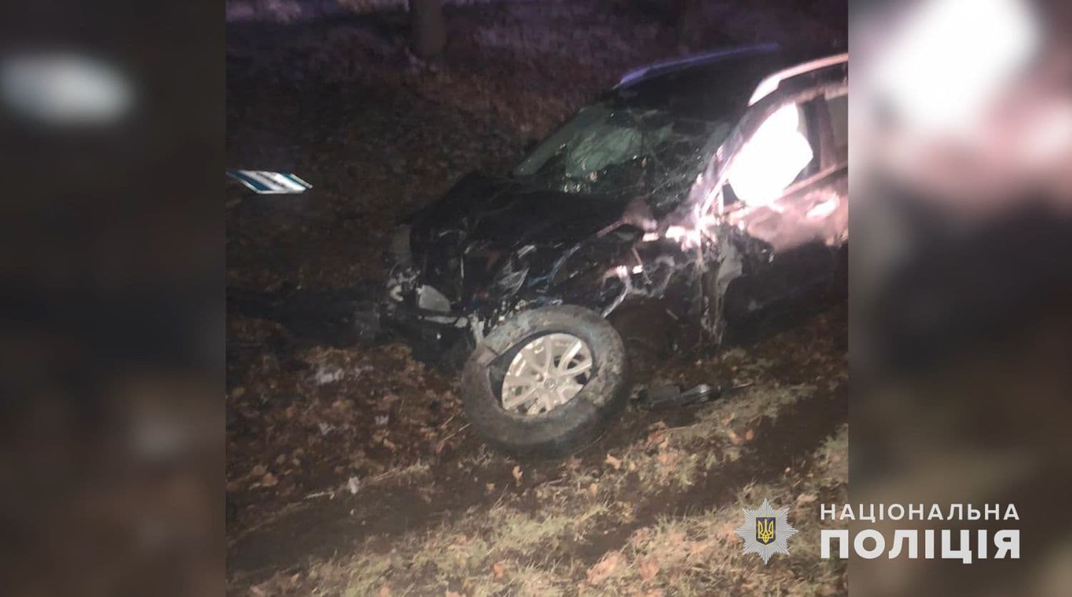 На Полтавщині зупинили п'яного водія, який зніс транспортну зупинку
