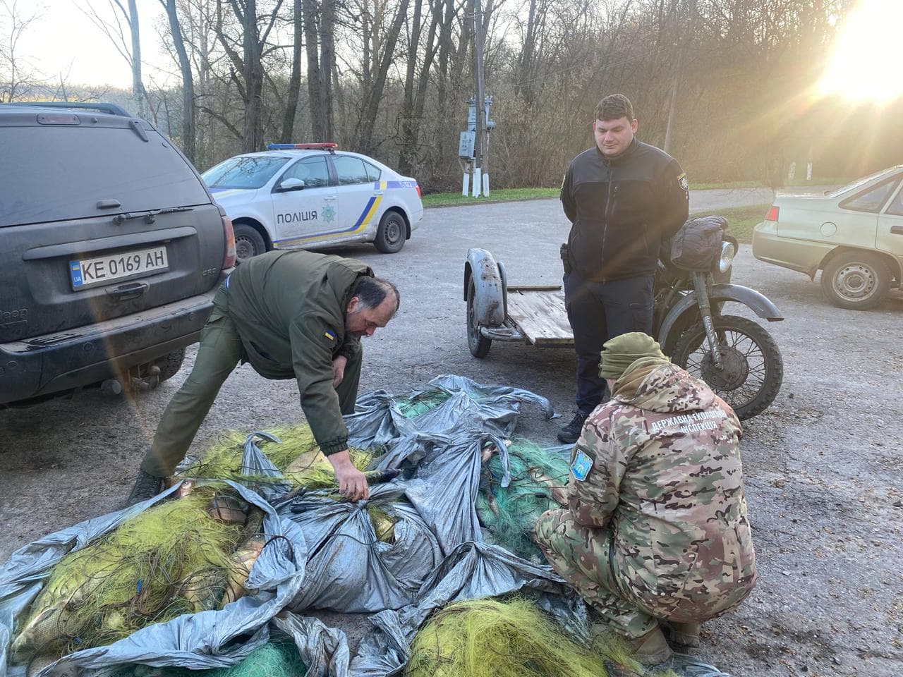 400 метрів сіток з рибою: на Полтавщині спіймали браконьєра