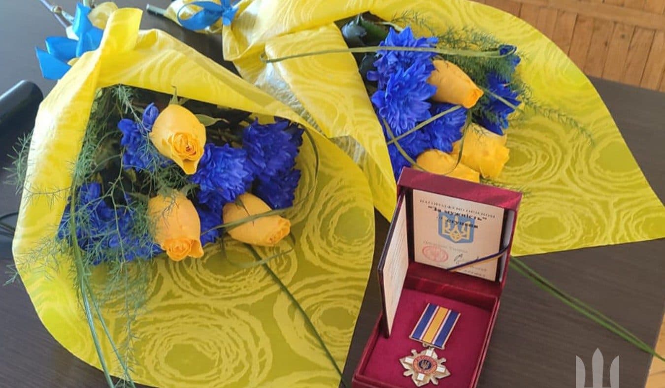 На Полтавщині родині загиблого воїна передали орден «За мужність»