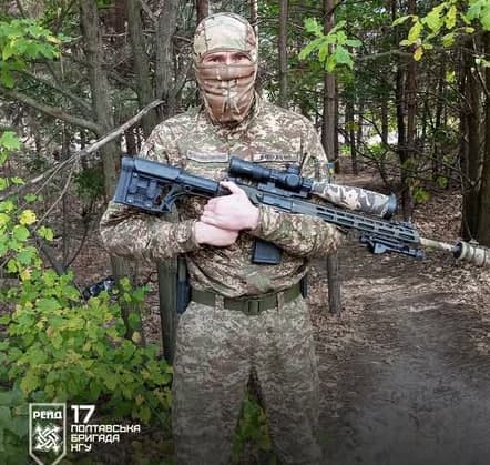 Від кухаря до воїна: у Полтавській бригаді розповіли про снайпера «Спартанця»