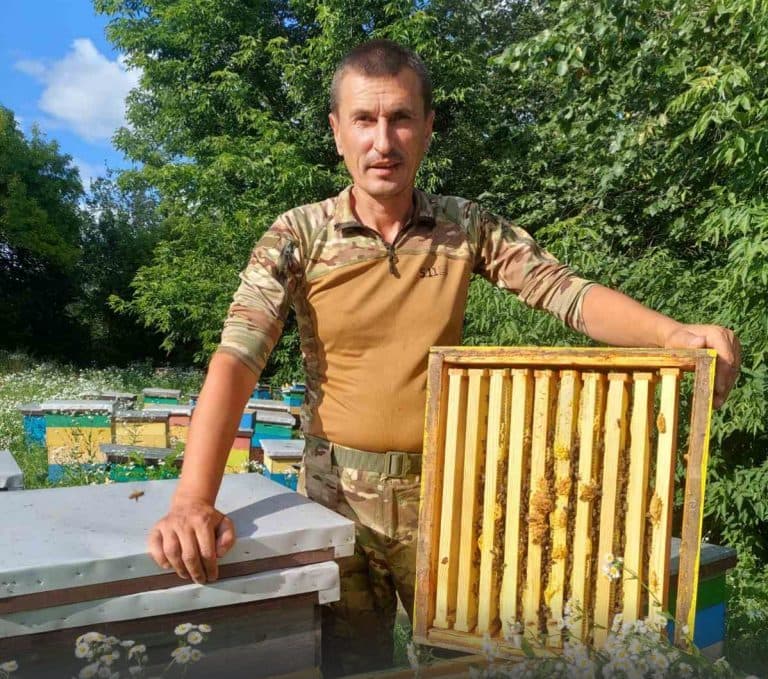 Ветеран із Полтавщини створив пасіку до півтисячі вуликів