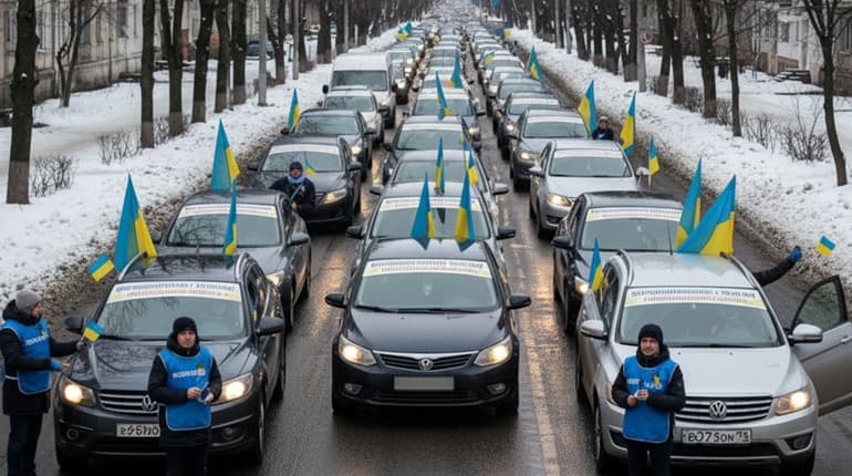 Родини полонених запрошують полтавців долучитися до автопробігу