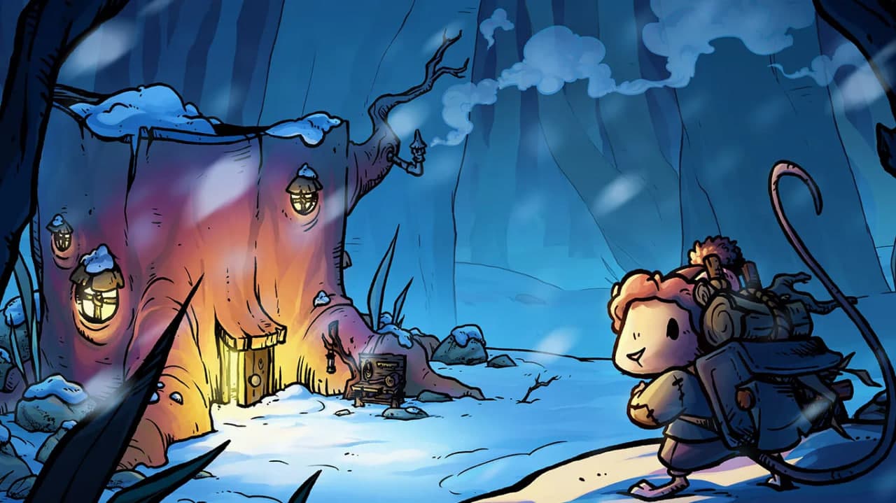 Winter Burrow, В що пограти зимою, підбірка ігор, відеоігри, в що пограти Steam, в що пограти на Новий рік, ігри про Різдво, Новорічні ігри, миша намагається вижити в зимовому лісі, Відеоігри про Різдво, відеоігри про Новий рік, відеоігри, Cozy games, топ відеоігор, небанальні відеоігри Steam
