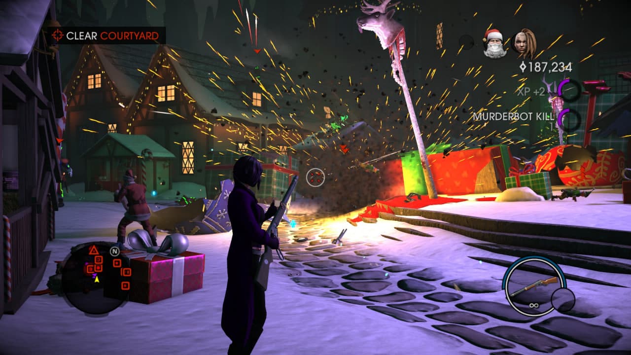 Saints Row IV – How the Saints Save Christmas, В що пограти зимою, підбірка ігор, відеоігри, в що пограти Steam, в що пограти на Новий рік, ігри про Різдво, Новорічні ігри, зимова битва, Відеоігри про Різдво, відеоігри про Новий рік, відеоігри, Cozy games, топ відеоігор, небанальні відеоігри Steam