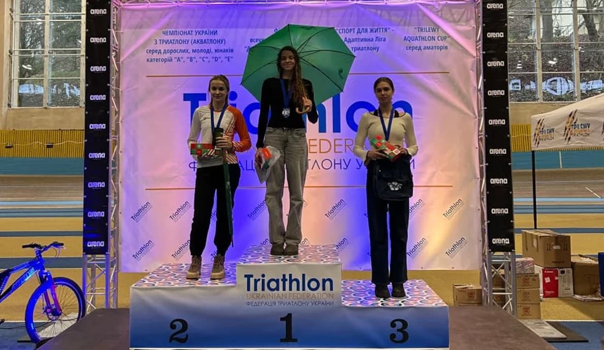 Полтавські спортсмени перемогли на чемпіонаті України з триатлону