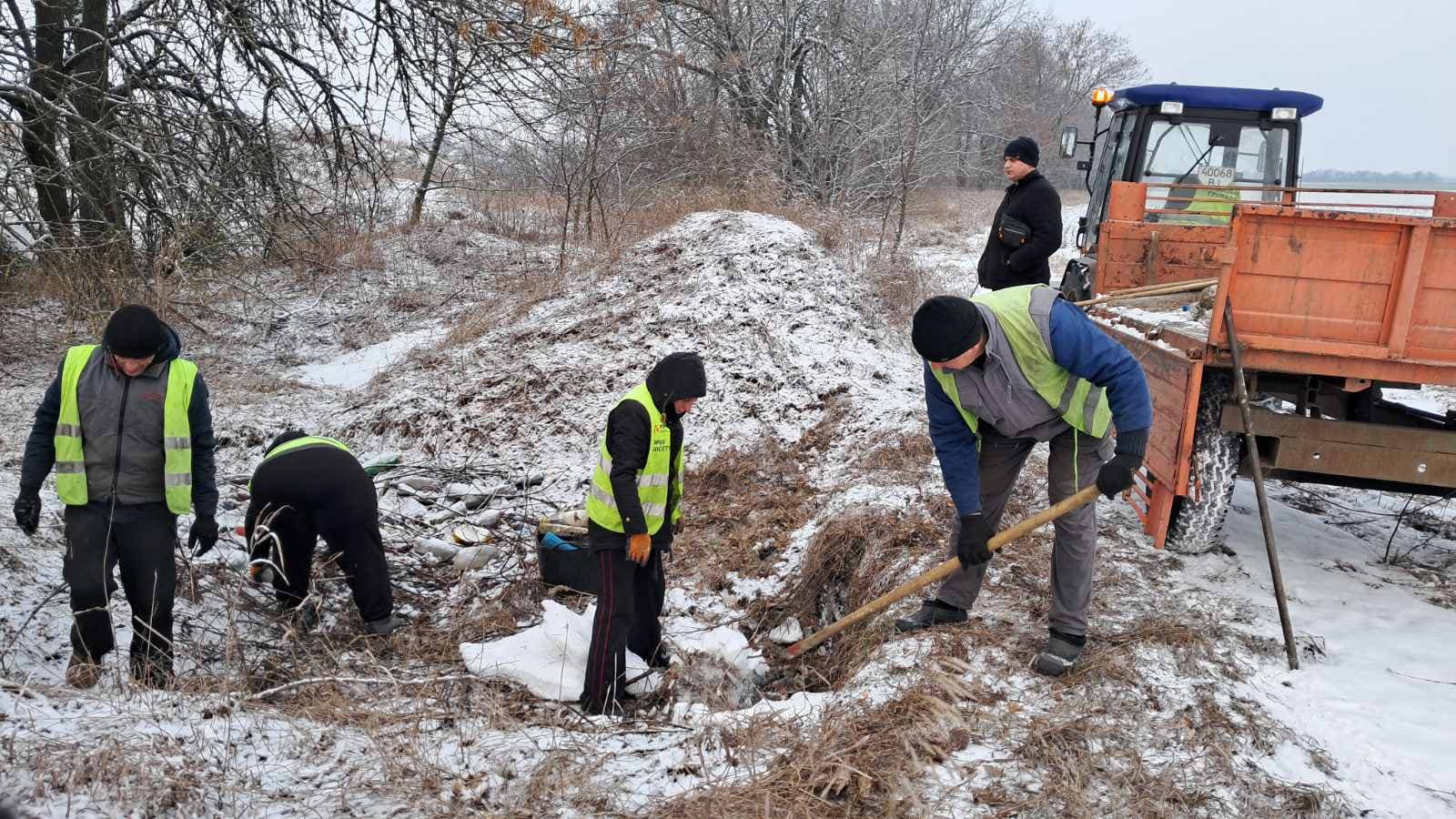 У селі на Полтавщині прибрали ще одне сміттєзвалище